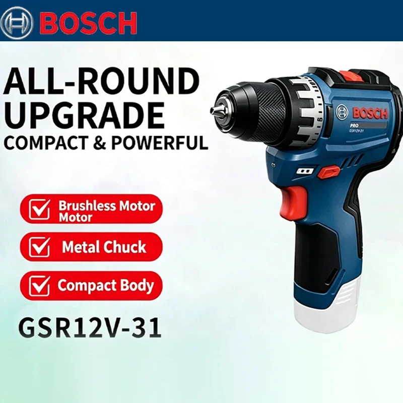 보쉬 GSR 12V-31 브러시리스 전기 드릴 고토크  - Electronics Repair Tools 리뷰 및 가격