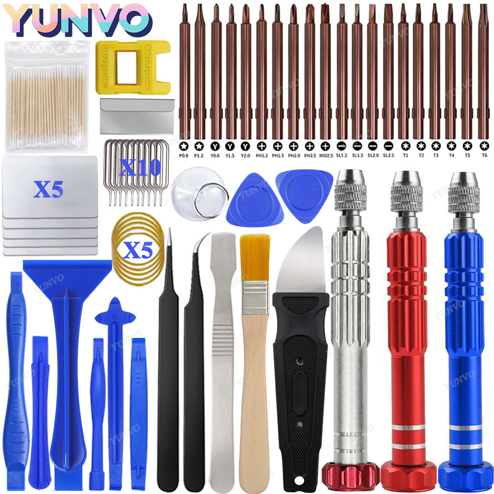 58 in 1 정밀 드라이버 세트 전문 수리 키트 분해 - Phone Opening Tool 리뷰 및 가격