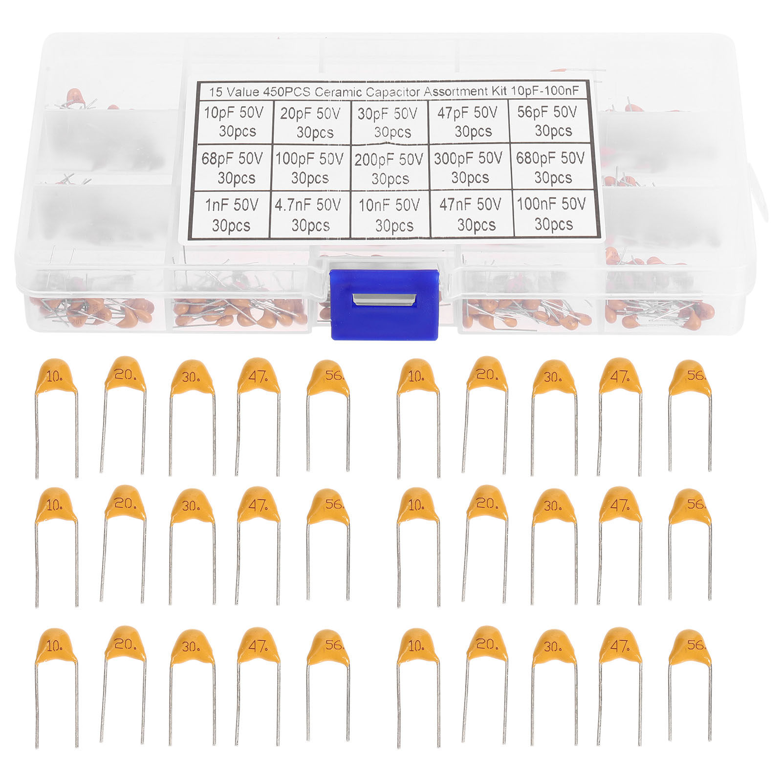 1세트 고급 세라믹 커패시터 세트, 50V 멀티레이어  - Electronics Repair Hobby 리뷰 및 가격