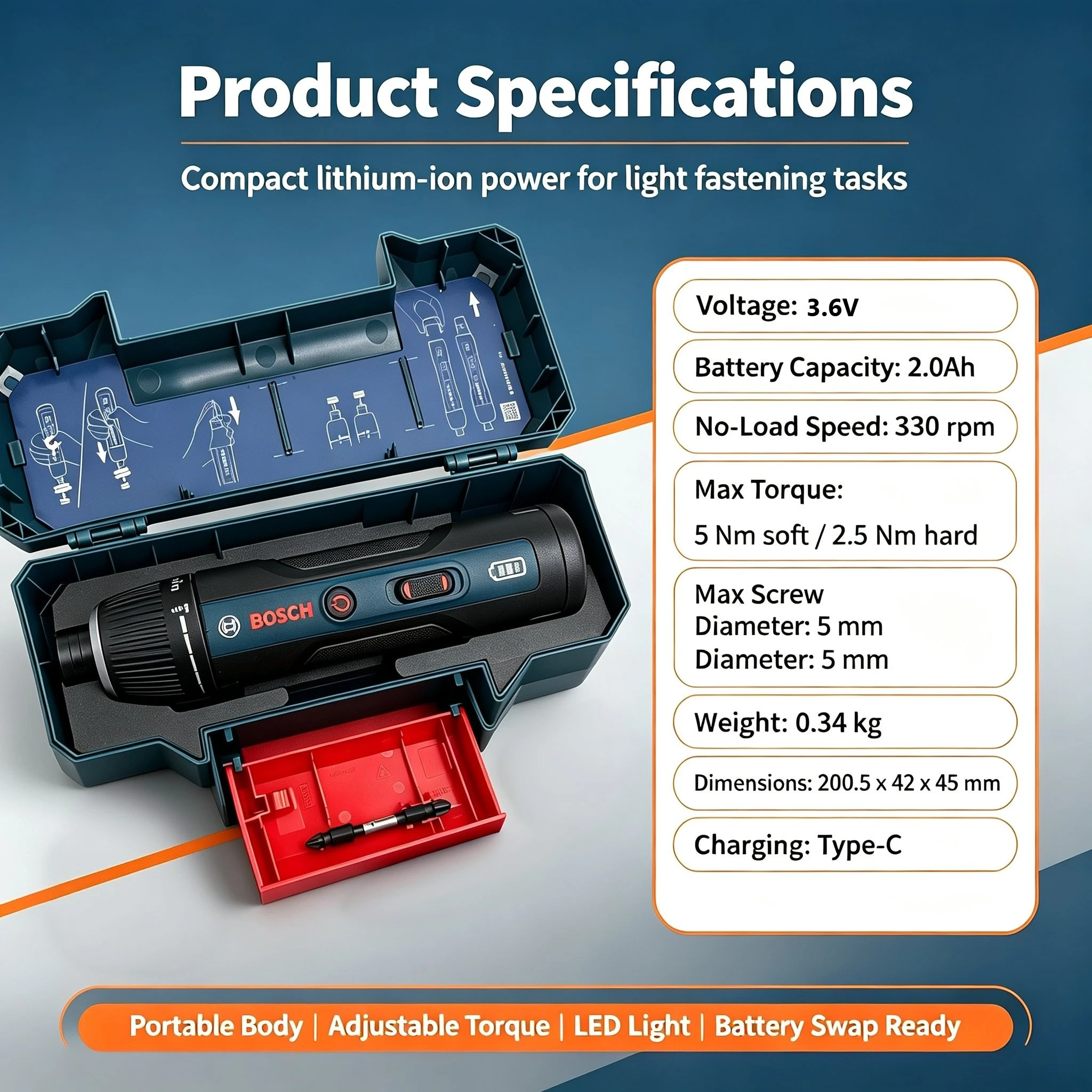 보쉬 GSD4V-5 3.6V 무선 전동 드라이버, 정밀 - Electronics Repair Tools 리뷰 및 가격